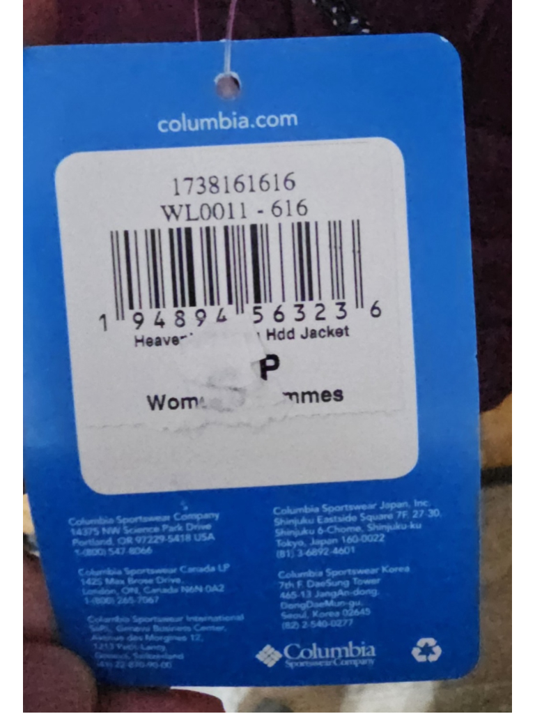 Columbia Women's Heavenly Hooded Jacket - Small - Nwt — image 4 of 5